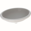 Geberit VariForm onderbouwwastafel ovaal zonder kraangat zonder overloop 56x46x18.1cm wit SW417408