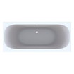 Geberit Soana baignoire double acrylique rectangulaire bord étroit 190x90x45cm blanc SW401112