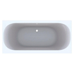Geberit Soana plastique duo bain acrylique rectangulaire avec bord étroit 170x75x45cm blanc 554045011 SW417774