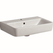 Geberit Renova Compact lavabo compact avec trou de robinet avec trop-plein 55x37x17cm blanc SW417133