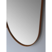 Royal Plaza Intent Miroir ovale avec cadre 90x38cm noir mat SW395082