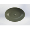 Royal plaza Cinea vasque à poser 57x40,5cm s/trou de robinet s/trop-plein m.vert SW395127