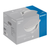 Geberit 280 Basic pack de WC mural avec WC mural à chasse profonde 36x53cm avec abattant de WC avec couvercle blanc SW398939