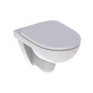 Geberit 280 Basic pack WC suspendu avec WC suspendu évacuation profonde sans bride 36x53cm avec abattant de WC à fermeture douce blanc SW398971