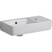 Geberit Renova Compact lavabo compact avec trou de robinet à droite avec trop-plein 50x25x15cm blanc SW417245