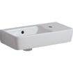 Geberit Renova compact lavabo compact avec trou pour robinetterie angle droit avec trop-plein 50x25x15cm blanc SW417245