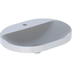 Geberit Variform lavabo à poser ellipse 60x45cm sans trop-plein blanc SW421986