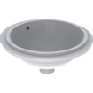 Geberit Variform lavabo encastré rond 39cm avec trop-plein blanc SW421896
