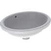 Geberit Variform lavabo sous plan ovale 42cm avec trop-plein tect blanc SW422152