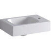 Geberit iCon Lave-main 38x13.5cm trou de robinet droite sans trop-plein Tect blanc SW422296