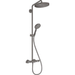 Hansgrohe Croma select s showerpipe EcoSmart met thermostaat 28cm brushed black chrome SW451557