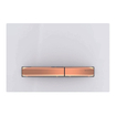 Geberit Sigma50 bedieningsplaat - 2-toets spoeling - vierkant - roodgoud/wit - licht beschadigd - OUTLET UDEN STORE43781
