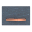 Plaque de commande Geberit Sigma50 - chasse d'eau à 2 boutons - carré - rouge doré/ardoise Mustang SW420607
