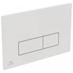 Plaque de déclenchement mécanique blanche Ideal Standard Oleas SW392202