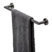 Geesa Nemox Porte-serviettes 49,9cm Métal noir brossé SW451890