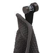Geesa Nemox Patère Noir métal brossé SW451869