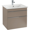 Villeroy & Boch Venticello meuble sous-lavabo - avec 2 tiroirs pour lavabo - 60.3x50.2x59cm - blanc brillant 1025474