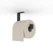 Looox Roll Porte-papier toilette Noir mat SW392208