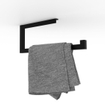Looox Rail Handdoekhouder - 35cm - zwart mat SW392207