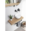 Looox Ceramic raw Sink Small Waskom / fontein 23cm donker grijs SW405444