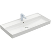 Villeroy & Boch Collaro lavabo-meuble - 100x47cm - avec trop-plein 1 trou de robinet ceramic+ stone white SW358325