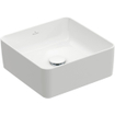 Villeroy & Boch Collaro vasque à poser - carrée 38x38cm - sans trop-plein sans trou de robinetterie ceramic+ stone white SW336078