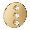 GROHE SmartControl afbouwdeel v. inbouwkraan volume (stopkraan) voor 3 functies rond cool sunrise SW354635