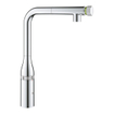 GROHE Essence Mitigeur de cuisine - haut - bec pivotant/extensible - chrome SW392222