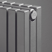 Vasco Carré CPVN2 designradiator verticaal dubbel 2000x595mm 2557W - aansluiting 1188 wit SW98121