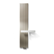 Vasco Carré Plus CVPN PLUS designradiator verticaal enkel 1400x415mm 1179W aansluiting 1188 wit SW87049