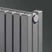 Vasco Carré Plus CVPN PLUS designradiator verticaal enkel 1400x415mm 1179W aansluiting 1188 wit SW87049
