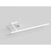 Vasco Niva S barre porte-serviettes long pour Niva S blanc structuré 7211851