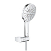 GROHE Rainshower SmartActive 130 Ensemble douchette à main - 3 types de jets - rond - avec support - réglable - tuyau lisse - 150cm - chrome SW471469