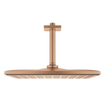 GROHE Rainshower Mono 310 Cube Pomme de tête de douche - 31x31cm - 1 jet - bras de plafond 14.2cm - warm sunset brossé SW439046
