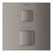 GROHE Grohtherm cube Kit d'habillage pour mitigeur thermostatique encastré avec inverseur pour douche de tête et douchette à main Brushed Hard graphite brossé (anthracite) SW438900