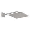 GROHE Rainshower Mono 310 Cube Douche de tête - 31x31cm - 1 jet - bras mural 42.2cm - supersteel SW438935