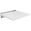 Villeroy & Boch Vicare siège de douche relevable + fonction softclose aluminium blanc SW490008