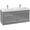 Villeroy & Boch Avento Meuble sous-lavabo 118x51.4x45.2cm 4 tiroirs crystal grey SW209500