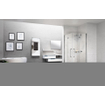 Novellini Young 2.0 Cabine de douche - 100x100x200cm - carrée - porte pliante - noire SW495704