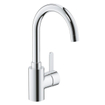 GROHE Eurosmart Cosmopolitan ensemble de robinet économique l-size avec corps lisse avec push open chrome SW439034