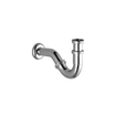 Dornbracht Divers siphon de bidet en tube 5/4 avec tube mural avec rosace chrome 0470159