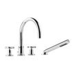 Dornbracht Tara Mitigeur de baignoire en bord de baignoire 4 trous platine 0480492