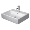 Duravit Vero Air Wastafel - 60x47cm - 1 kraangat - met overloop - geslepen - wondergliss - wit SW156991