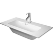 Duravit Me by starck lavabo 83x40cm 1 trou de robinet trop-plein blanc SW227685