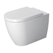 Duravit ME by Starck cuvette à poser à chasse profonde back to wall 37x60cm évacuation horizontale avec WonderGliss blanc SW84195