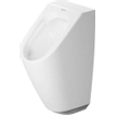 Duravit ME by Starck urinoir sans rebord de rinçage électronique avec alimentation secteur sans mouche 30x35cm incl. commande complète et fixation avec WonderGliss blanc SW84207