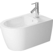 Duravit Starck Me bidet suspendu 37x57cm avec trou de robinet avec trop-plein m. WG blanc mat SW358200