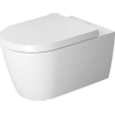 Duravit Starck Me WC suspendu à fond profond 37x57cm avec fixation dissimulée av. WG blanc mat SW358230