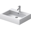 Duravit Vero lavabo dessous meulé 60x47cm avec trou de robinet et trop-plein avec WonderGliss blanc 0290104