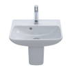 Duravit Me by starck lave-mains 450x155x320mm 1 trou de robinet trop-plein blanc 0293427